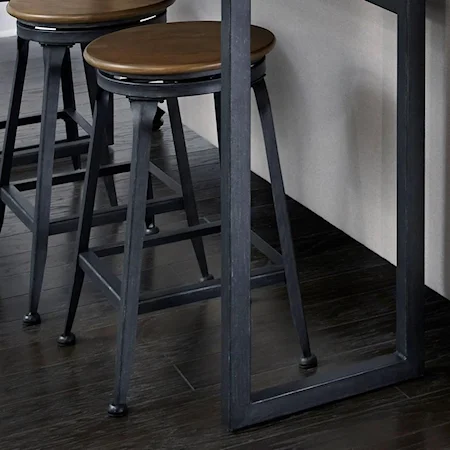 Contemporary Swivel Bar Stool